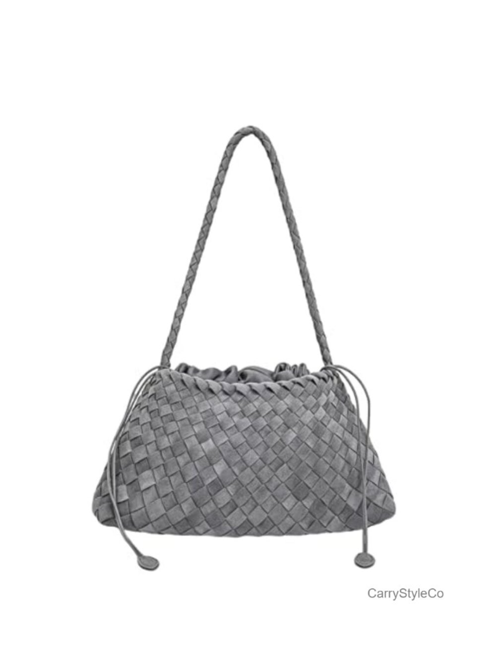 Woven Leather Shoulder Bag Tote Handbag Women